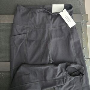 Calvin Klein Black High-Rise Yoga Leggings